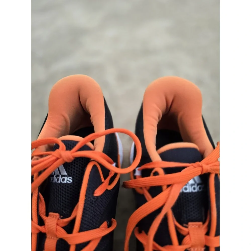 Adidas Men's Size 10 Black Orange White Mens Running Shoes Model G27686 Athetic